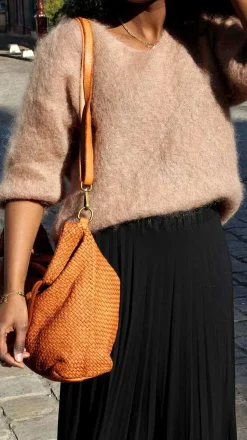 Pull Marron Camel Teddy