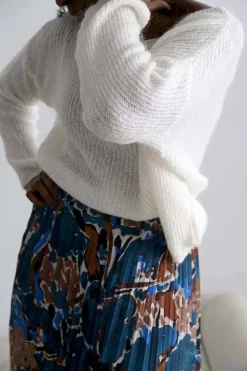 Pull Mohair Ecru Coline