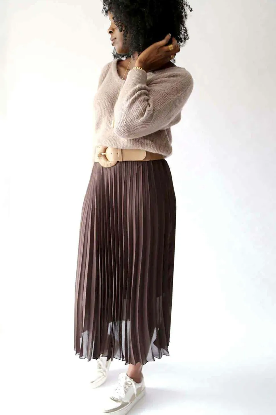 Pull Mohair Taupe Ozzie