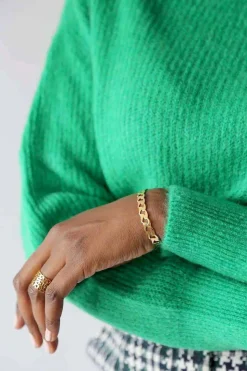 Pull Mohair Vert Coline