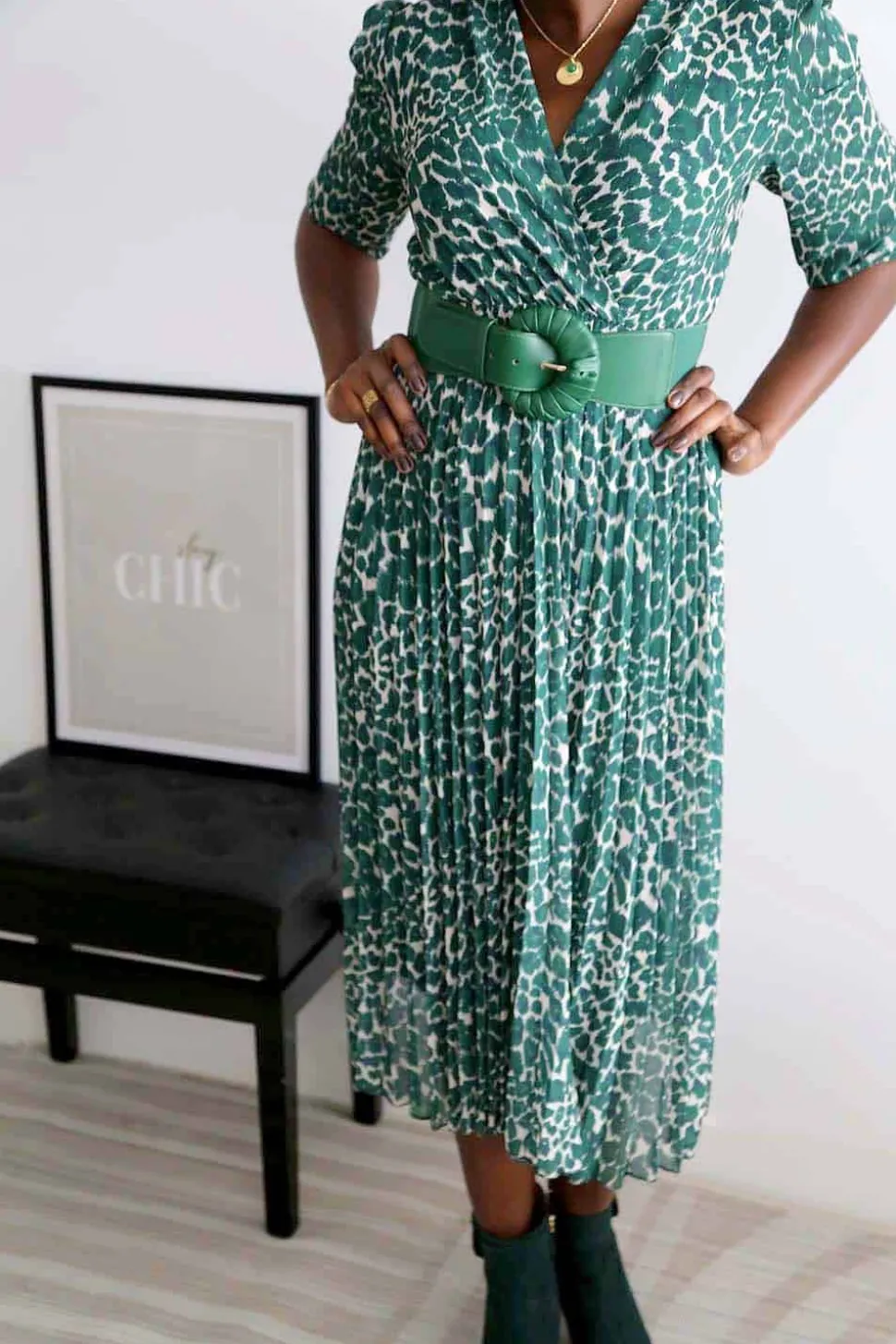 Robe Longue Vert Eva