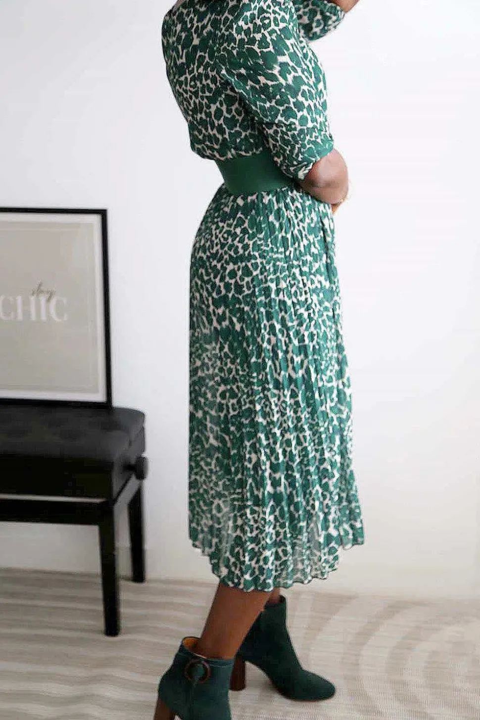 Robe Longue Vert Eva