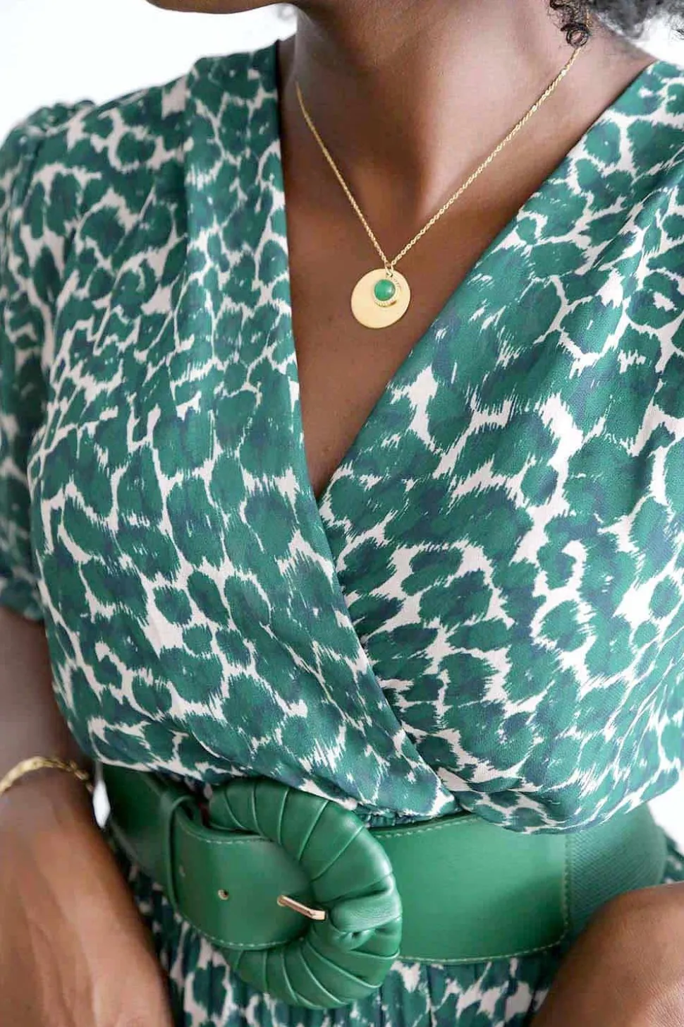 Robe Longue Vert Eva