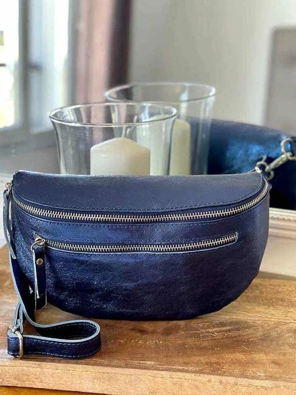 Sac Banane Bleu Marine June