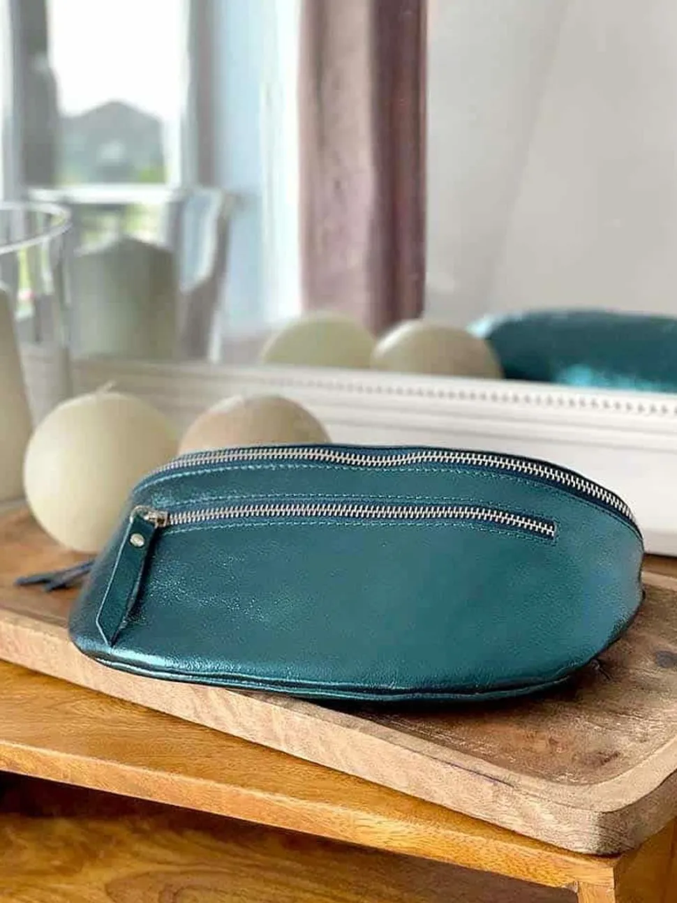 Sac Banane Bleu Petrole June