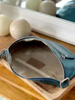 Sac Banane Bleu Petrole June