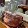 Sac Banane Marron Cuivre June