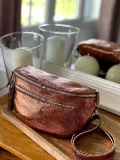 Sac Banane Marron Cuivre June