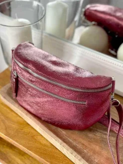 Sac Banane Rouge Bordeaux June