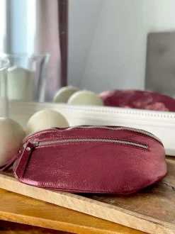 Sac Banane Rouge Bordeaux June