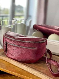 Sac Banane Rouge Bordeaux June