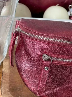 Sac Banane Rouge Bordeaux June