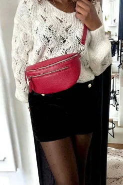 Sac Banane Rouge Cerise Chelby