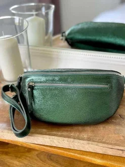 Sac Banane Vert Emeraude Irise June