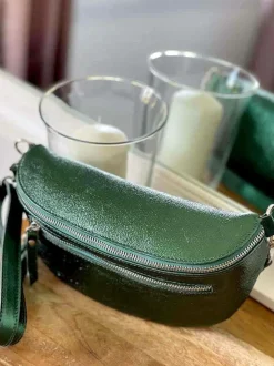 Sac Banane Vert Emeraude Irise June