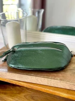 Sac Banane Vert Emeraude Irise June