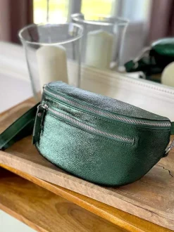 Sac Banane Vert Emeraude Irise June