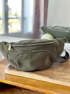 Sac Banane Vert Kaki Estela