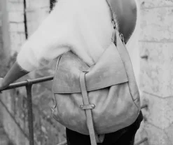 Sac Besace Cuir Vert Pomme Ninon