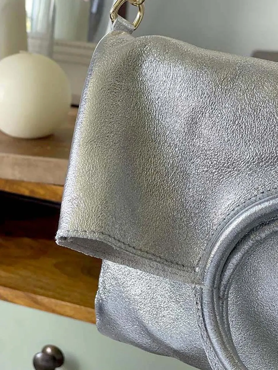 Sac Gris Argent Scarlett