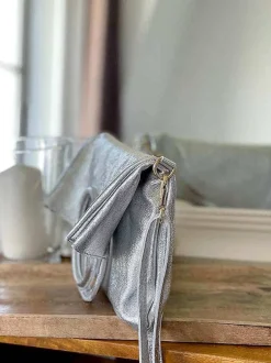 Sac Gris Argent Scarlett