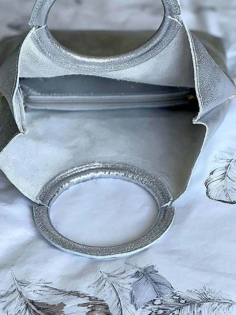 Sac Gris Argent Scarlett