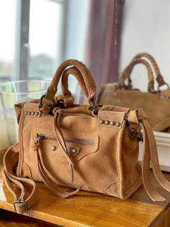 Sac Marron Camel Bradie