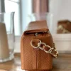 Sac Marron Camel Clover