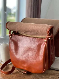 Sac Marron Camel Stefania