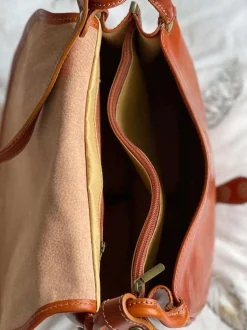 Sac Marron Camel Stefania