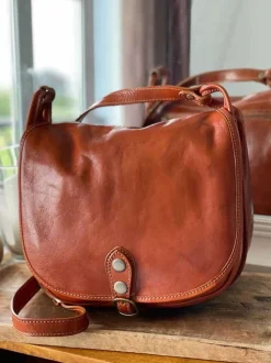 Sac Marron Camel Stefania