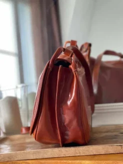 Sac Marron Camel Stefania