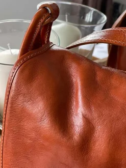 Sac Marron Camel Stefania