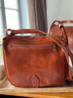 Sac Marron Camel Stefania