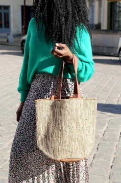 Sac Marron Sable Dore Steff