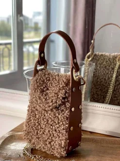 Sac Marron Taupe Shannon
